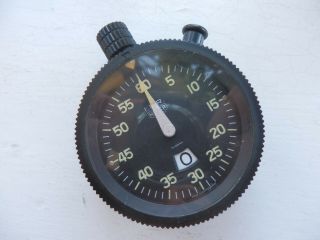 Heuer Ifr (instrument Flight Rules) Stopwatch Aircraft Timer 18.  0763 7714