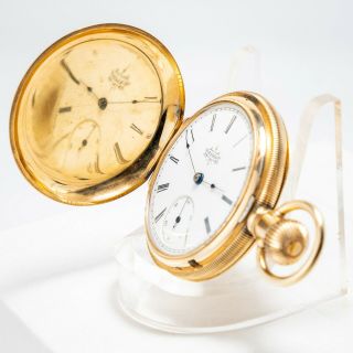 14k Gold Elgin National Watch Co.  Size: 6s,  Jewels: 11j -