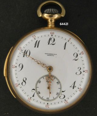 6442,  Vintage & Fine Touchon Minute Repeating 44.  88 Mm.  14k Of Beauty.