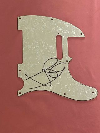 Steven Tyler Aerosmith Signed Autographed Electric Telecaster Style Pick Guard