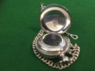 Waltham Pocket Watch (william Ellery) 18 - Size Coin Silver