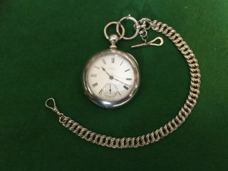 Waltham Pocket Watch (William Ellery) 18 - Size Coin Silver 2
