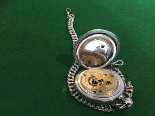 Waltham Pocket Watch (William Ellery) 18 - Size Coin Silver 3