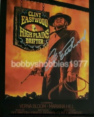Clint Eastwood High Plains Drifter Autographed Signed 8x10 Photo Reprint
