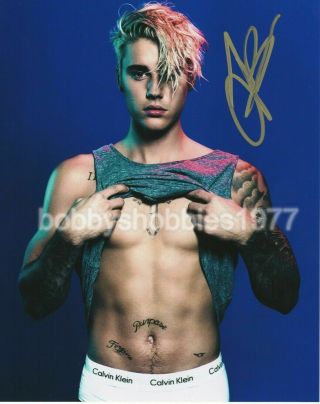 Singer Justin Bieber Autographed Signed 8x10 Photo Reprint