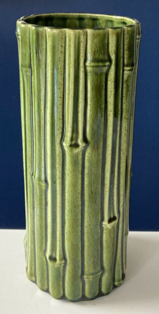 Vintage Holkham Pottery Bamboo Pattern Studio Pottery Art Vase