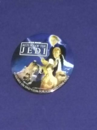 Star Wars 2006 Trilogy Dvd Release Pin Return Of The Jedi