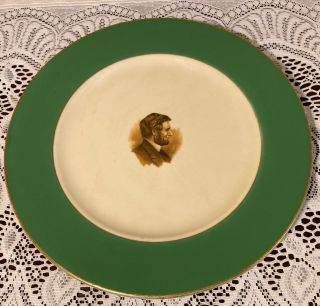 Vintage Syracuse China Old Ivory Abraham Lincoln 10 1/2” Dinner Plate