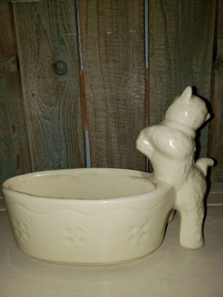 Vintage USA Shawnee Pottery Art Lamb Planter 6 