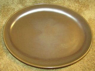 Russel Wright Mid Century Modern Casual By Iroquois Nutmeg Brown 14 " Platter