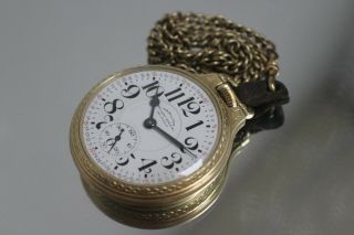 Hamilton 950b Model 6 16s 23 Jewel 14k Solid Gold Case Pocket Watch - Runs