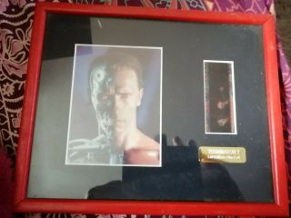 Terminator 2 Limited Edition Film Cell In Frame