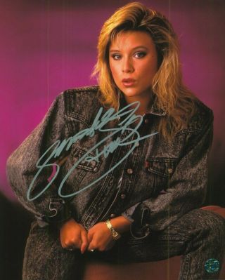 Samantha Fox 8 X 10 Autographed Photo Singer Songwriter Actresstouch Me