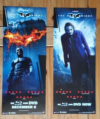 The Dark Knight 2008 Batman And Joker 2 Movie Posters Video Release