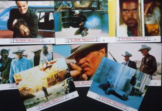 Extreme Prejudice 1987 Lobby Card Set Nick Nolte Powers Boothe Walter Hill