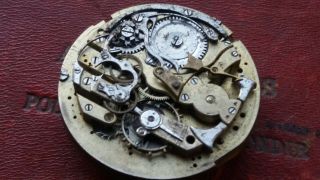 Landeron Hahn? - Minute Repeater Chronograph Movement - Incomplete - Parts Only