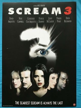 Scream 3 Video Poster