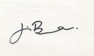Jim Broadbent - Indiana Jones,  Game Of Thrones - Autographed 3x5 Card