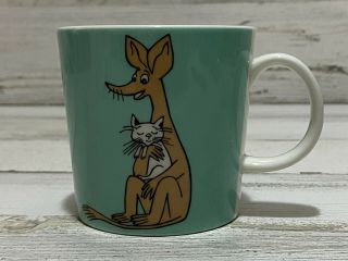 Arabia Finland Moomin Characters Sniff Coffee Mug Tea Cup Turquoise Euc