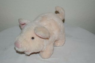 VINTAGE 1986 Iwaya Pudgey the Piglet pink MECHANICAL battery operated TOY EUC 2