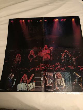 Aerosmith Band - Poster From Live Bootleg Album (just The Poster) (no Record)