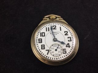 Elgin B.  W.  Raymond Railroad Grade 571 Pocket Watch 21j,  16s Gold Filled