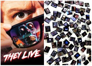 They Live (1988) X25 35mm Film Cells Movie Filmcell Strip