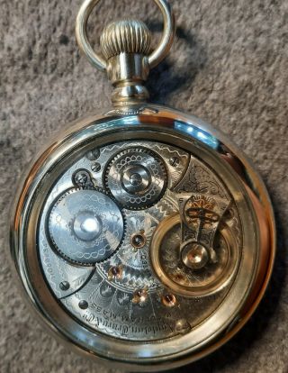Vintage (1901) 18s Waltham Pocket Watch Appleton Tracy Mod.  1892 Display Case