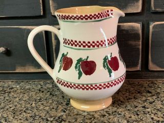 Nicholas Mosse Pottery Pitcher Apple 6.  5 " Made In Ireland