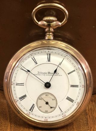 Illinois - 18s - 17j - Rail Road King - Grade 5 - 1885 - Pocket Watch Only 2970 Made