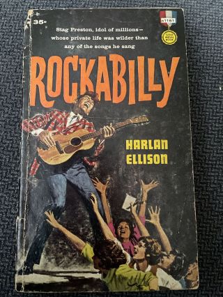 Vintage Pulp Fiction Paperback - Rockabilly By Harlan Ellison 1st Ed.  Pbo