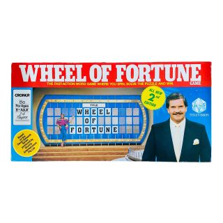 Wheel Of Fortune Board Game 1987 2nd Edition Vintage Game Show Based Excel Con