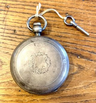Waltham American Watch Co 1857 Kw Ks 11j P.  S.  Bartlett Pocket Watch Circa 1865