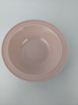 Vintage Luray Pastels Lu - Ray Usa Pastel Pink Round Serving Bowl 9 "