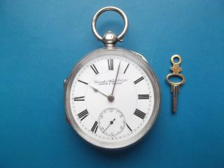 Solid Silver Lancashire Watch Co.  Ltd Pocket Watch Circa 1900