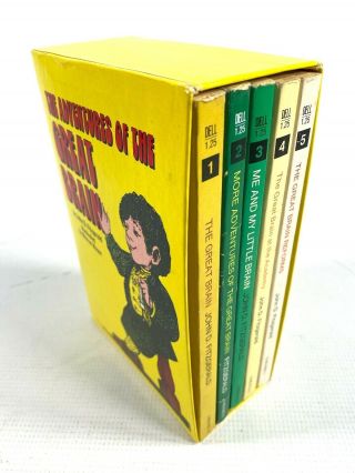 1978 The Adventures Of The Great Brain Vintage Boxed Set Fitzgerald Volumes 1 - 5