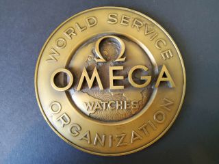 Omega World Service Organization Dealer Sign Omega Plaque