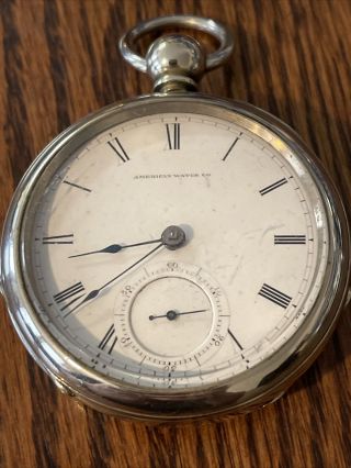 Waltham Pocket Watch,  18s,  11j,  Model 1857,  P.  S.  Bartlett,  C - 1873,  Runs,  Kw/ks