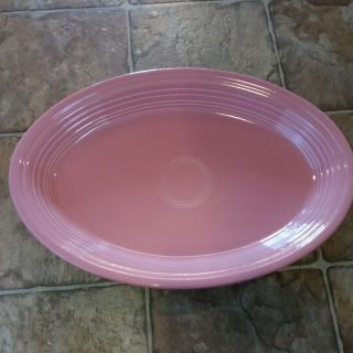 Homer Laughlin Fiesta Rose Oval Serving Platter