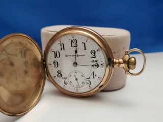 Burlington Special Pocket Watch 19 Jewels 1908 Running