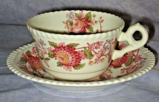 Copeland Spode Aster Cup Saucer Demitasse Crafted England Replacement Porcelain