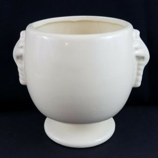 Haeger Usa Cream Ivory Footed Planter 134 Mid Century Vintage Art Pottery
