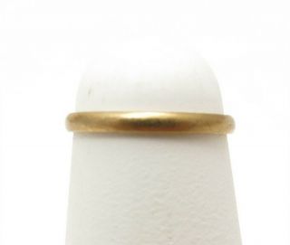 Vintage 10k Yellow Gold 1.  5mm Plain Band Baby 