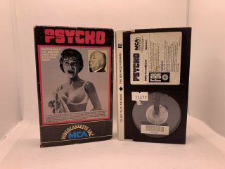 Alfred Hitchcock Psycho Betamax Vintage 1980