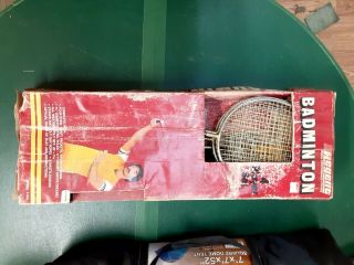 Vintage Regent 4 Person Badminton Set W/ Box See Pics/read Desc.