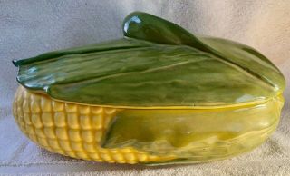 Shawnee Pottery Corn King 1.  5 Quart Casserole With Lid Made In Usa