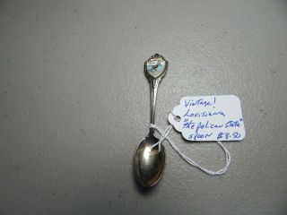 Vintage " Louisiana " The Pelican State Collectible/souvenir Spoon
