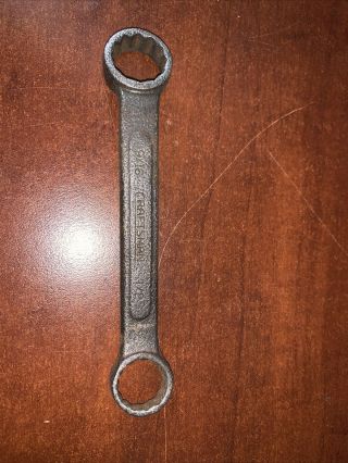 Vintage Craftsman Stubby Double End Box Wrench 1/2” 9/16” Made In Usa
