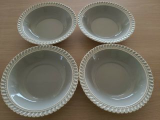 Vintage Set Of 4 Harker Pottery Chesterton Ware Berry Bowls