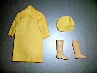Vintage Skipper Scooter outfit 1916 RAIN OR SHINE 1960 ' S raincoat boots hat 2